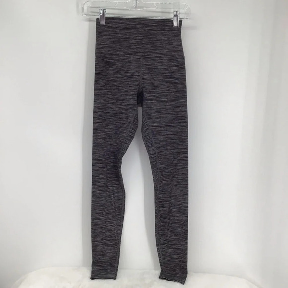 Lululemon Women’s Align High Rise Legging Workout Ankle Black/Gray Size 4 - Picture 1 of 5